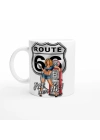 Route 66 Retro Benzinci Kız Kupa