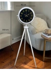 Royal Gold Rakamlı Beyaz Tripod Ayaklı Saat