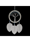 Rüya Kovan Hayat Ağacı Dream Catcher Ekru