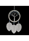 Rüya Kovan Hayat Ağacı Dream Catcher Ekru