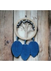 Rüya Kovan Hayat Ağacı Dream Catcher Mavi