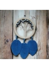 Rüya Kovan Hayat Ağacı Dream Catcher Mavi