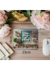 Sabırla İlerleyenler İçin Mousepad – Canlı Tasarım - 19x23 cm 2 mm Dikdörtgen İthal Baskılı Mouse Pad