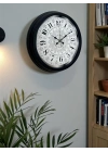 ® Şaheser Tasarım Zarif Desenli 40 cm Metal Duvar Saati
