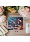 Sanatçılar ve Yaratıcılar İçin Mousepad - 19x23 cm 2 mm Dikdörtgen İthal Baskılı Mouse Pad