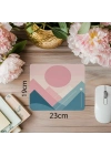 Sanatsal Çizgilerle Yorumlanan Doğa Mouse Pad - 19x23 cm 2 mm Dikdörtgen İthal Baskılı Mouse Pad