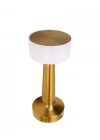 Şarjlı Gold Mantar Masa Lambası Dimmer Ayarlı Kablosuz LED Lamba