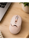 Şarjlı Kablosuz Mouse Sessiz Tıklama Bluetooth ve USB Destekli