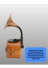 Şarjlı Mini Retro Radyo Bluetooth Hoparlör Çoklu Bağlantı Seçenekli
