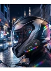 Şarjlı Motosiklet Kask Intercom Kulaklık Bluetooth 5.3 Teknolojisi