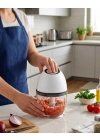 Şarjlı Mutfak Doğrayıcı 450 ML Sebze ve Sarımsak Doğrayıcı