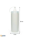 ®  Şeffaf Kapaklı Sızdırmaz Yağlık Sosluk Şişesi Plastik Yağdanlık 400 ml AP-9028