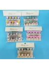 Şekilli Renkli Ahşap Mandal Seti (10lu Paket)