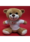 Seni Seviyorum Temalı Peluş Ayıcık