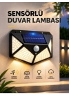 SENSÖRLÜ GÜNEŞ ENERJİLİ DUVAR LAMBASI