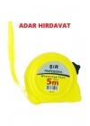 Şerit Metre Sarı Siyah Profesyonel 3x19Mm Royaleks-ÖZŞ-8879