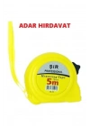 Şerit Metre Sarı Siyah Profesyonel 3x19Mm Royaleks-ÖZŞ-8879