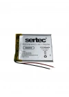 Sertec 304053 3.7v 600 Mah Li-polymer Pil (devreli/1.5a)