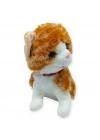 Sesli Peluş Kedi 25 cm - Sarı