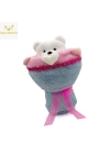 Sevgi Buketi Peluş Ayıcıklı Peluş Çiçek Buketi 40 cm