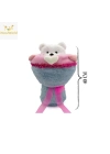 Sevgi Buketi Peluş Ayıcıklı Peluş Çiçek Buketi 40 cm