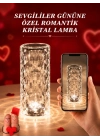 Sevgililer Günü İçin Hediye Kristal Lamba Sevgiliye Hediye USB Şarjlı Gece Lambası (Kopya)