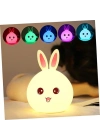 Sevimli Tavşan Tasarımlı Gece Lambası