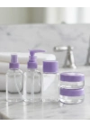 Seyahat İçin 5’li Şeffaf Kozmetik Şişe Seti 30 ml