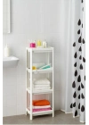 Shelf 3 Katlı  Raf Ünitesi -  Mutfak - Banyo  Depolama Rafı