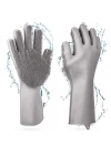 Sihirli Isıya Dayanıklı Silikon Çok Amaçlı Bulaşık Eldiven Fırçası Magic Gloves