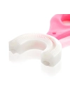 Silikon Çocuk Diş Fırçası Tartar Temizleyici (2-12 Yaş) - Pembe