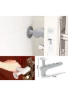 ® Silikon Duvar Koruyucu Kapı Stoperi GRİ