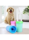 ®  Silikon Jel Fırçalı Kedi Köpek Pati Ayak Yıkama Temizleme Kovası (Küçük)