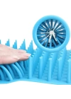 ®  Silikon Jel Fırçalı Kedi Köpek Pati Ayak Yıkama Temizleme Kovası (Küçük)