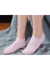 Silikon Nemlendirici Çorap Ayak Bakım Çorabı Pembe