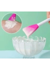 Silikon Yüz Temizleme Fırçası ve Maske Uygulama Spatulası