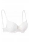 Silikonlu Desteksiz Telli Düz Boş Sütyen Beyaz