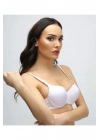 Silikonlu Desteksiz Telli Düz Boş Sütyen Gri