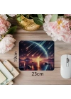 Sinema Efektli Uzay Manzaralı Mouse Pad - 19x23 cm 2 mm Dikdörtgen İthal Baskılı Mouse Pad
