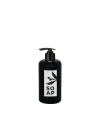 Sıvı Sabunluk Yuvarlak Plastik Pompalı 500 Ml - Siyah