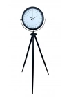 ® Siyah 24 Saat Göstergeli Özel Tasarım Tripod Ayaklı Saat