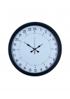 ® Siyah 40 Cm Metal 24 Saat Göstergeli Özel Tasarım Duvar Saati