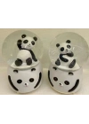Siyah-beyaz Panda Kar Küresi Orta Boy