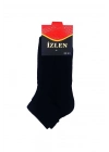 Siyah Erkek Kısa Spor Çorap 12 Çift