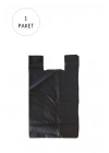Siyah Hışır Atlet Poşet Mini Boy 22x31 cm 1 Paket Takriben 500 Adet