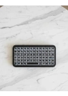 ® Siyah Kablosuz Mini RGB Işıklı Klavye Bluetooth 5.2 İnce Tasarım