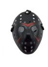 Siyah Kırmızı Çizgili Jason Hannibal Maskesi