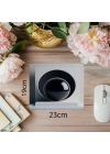 Siyah Küre Temalı Minimalist Mousepad - 19x23 cm 2 mm Dikdörtgen İthal Baskılı Mouse Pad