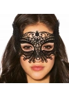 Siyah Renk Dantel Kesim Dantel İşlemeli Balo Parti Maskesi 4 No