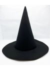 Siyah Renk Keçe Cadı Şapkası